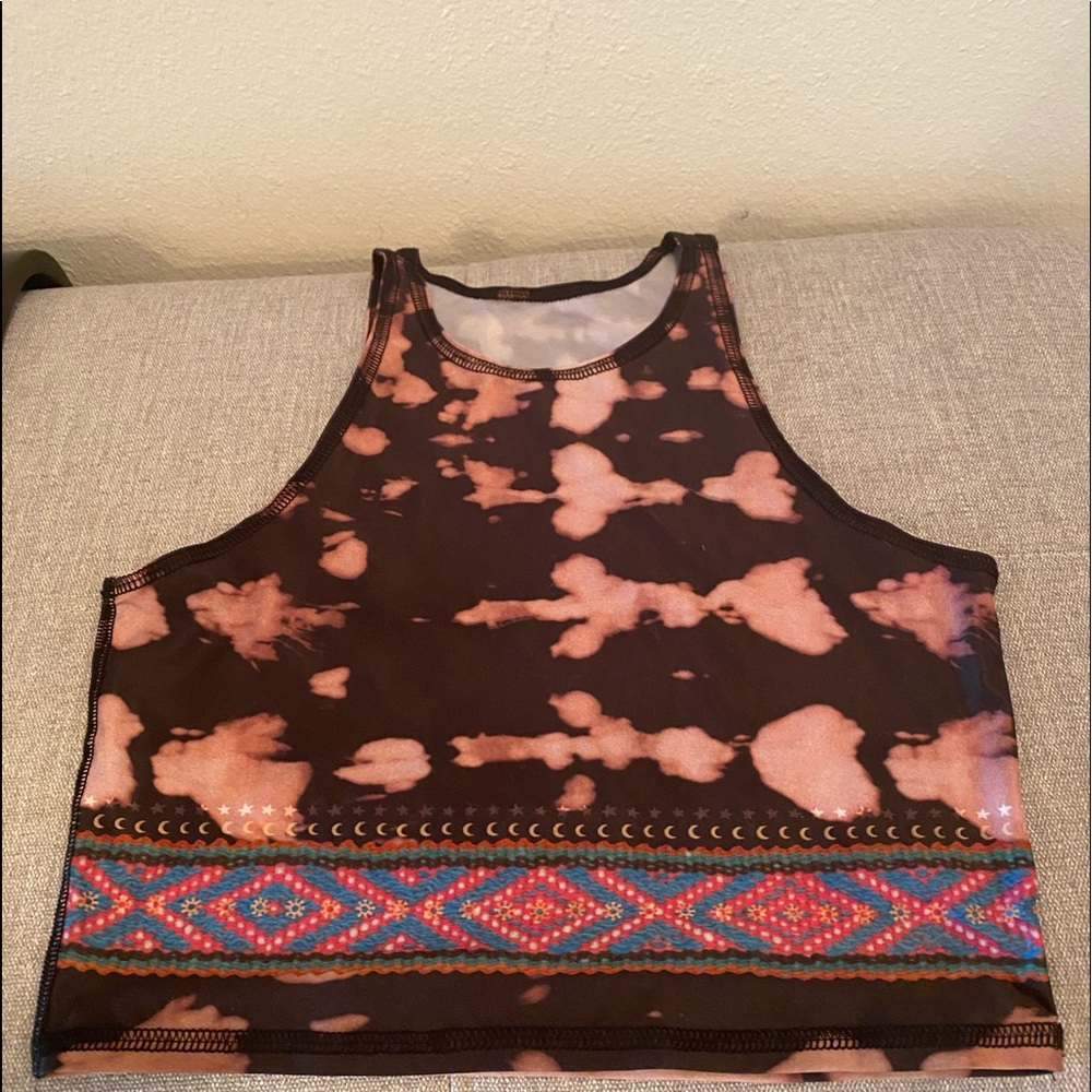 Teeki cropped work out top